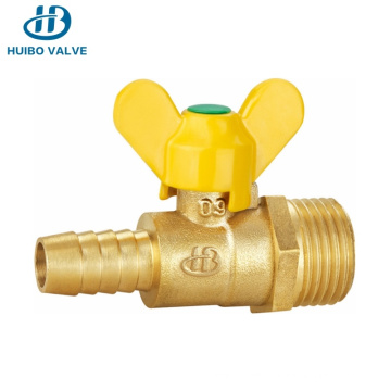 Brass Gas Valve 1/2′′-3/4′′inch with Butterfly Handle